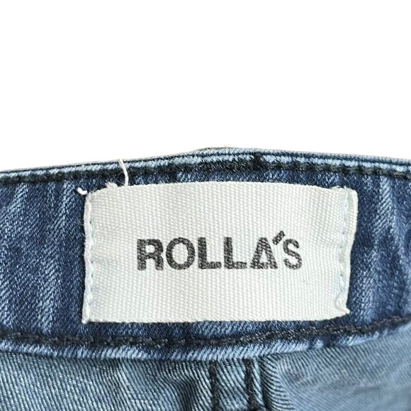 Rollas Eastcoast Skinny Jeans Women’s Size 26 Medium Wash High Waist Ankle Fit - Picture 10 of 14